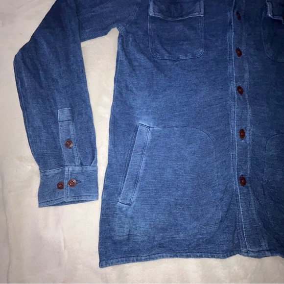 Peter Millar Indigo Blue Lightweight Shirt Jacket - Picture 6 of 11